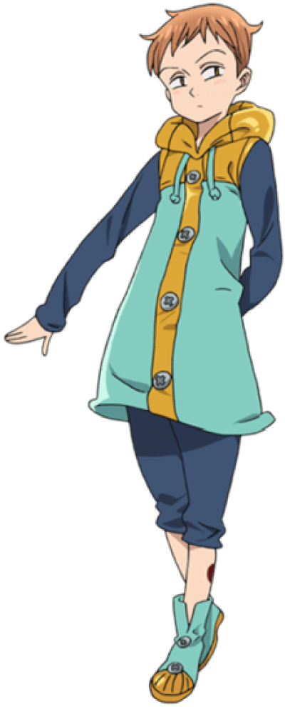 The Seven Deadly Sins King - King Cosplay Costume The Seven Deadly Sins Harlequin (400x990), Png Download
