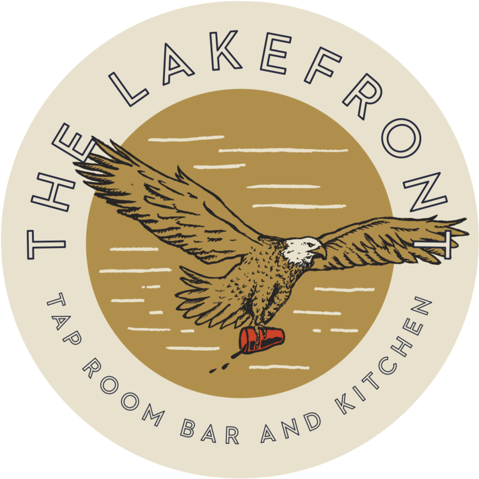 Lakefront Eagle Crest Copy - Lapel Pin (1000x994), Png Download