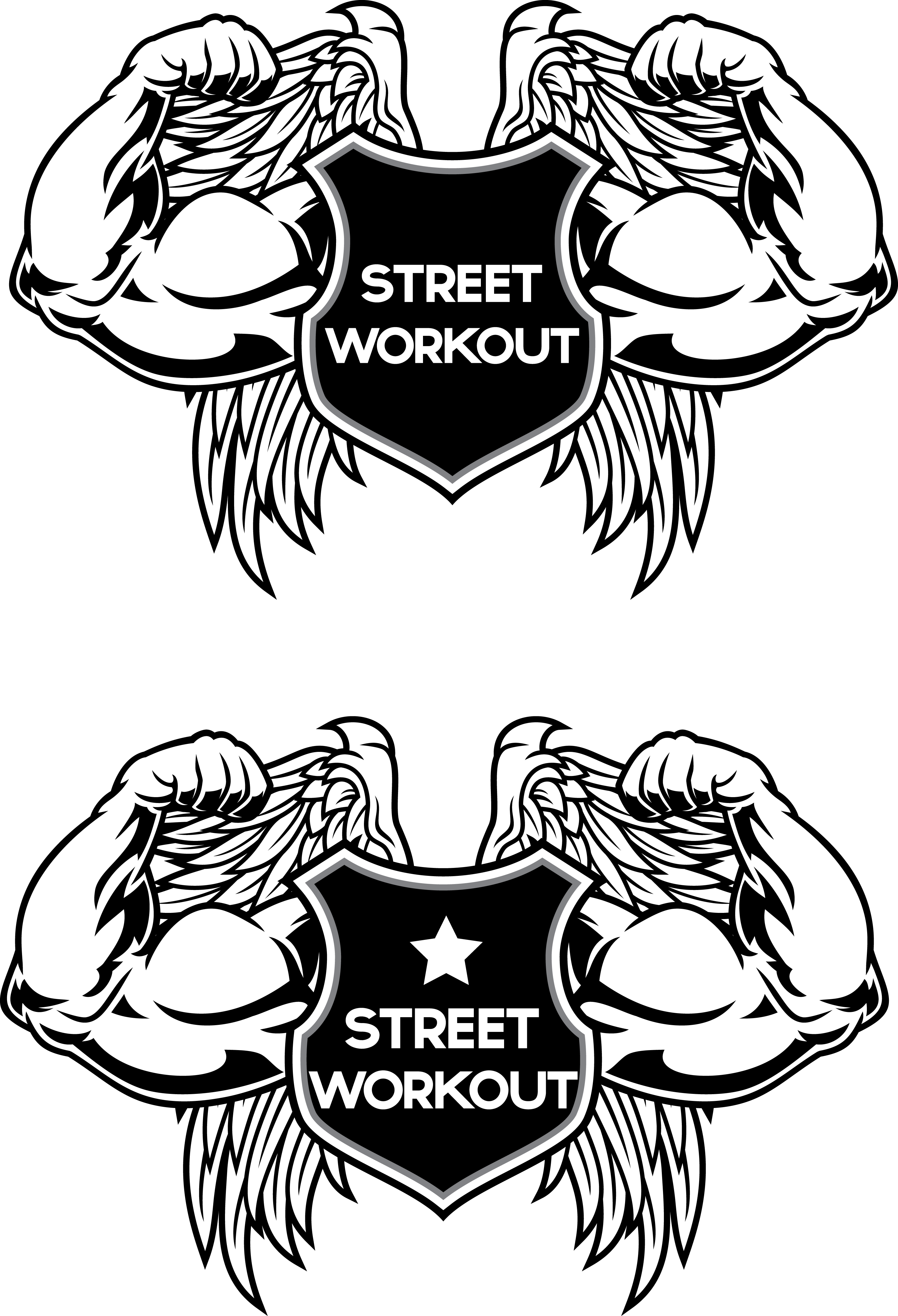 Workout Logo Vector - Street Workout Logo Png (3057x4479), Png Download