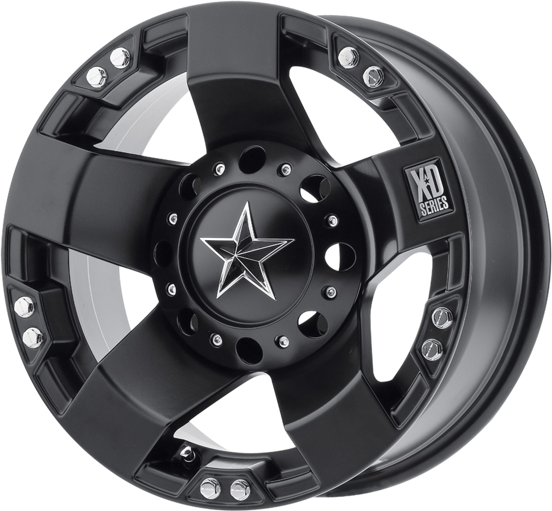 Xd Atv Rockstar Satin Black 4x156mm - Rockstar Atv Wheels (2000x2000), Png Download