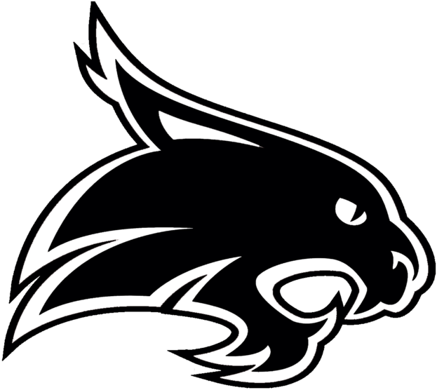 Picture Black And White Library Bobcat Clipart Draw (720x585), Png Download