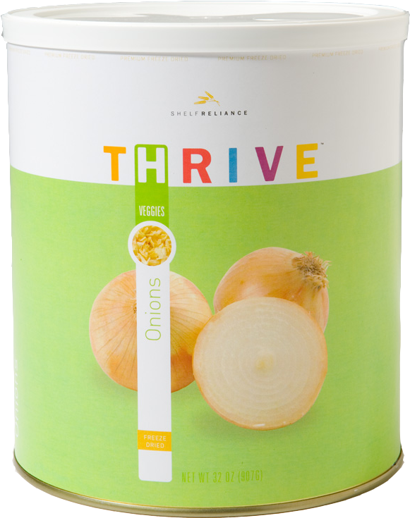 Thrive Freeze Dried Chopped Onions - Yellow Onion (877x1000), Png Download
