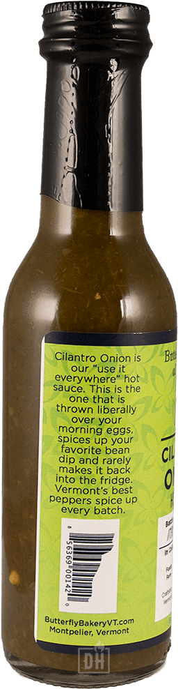Butterfly Bakery Of Vermont Cilantro Onion Hot Sauce (1080x1080), Png Download