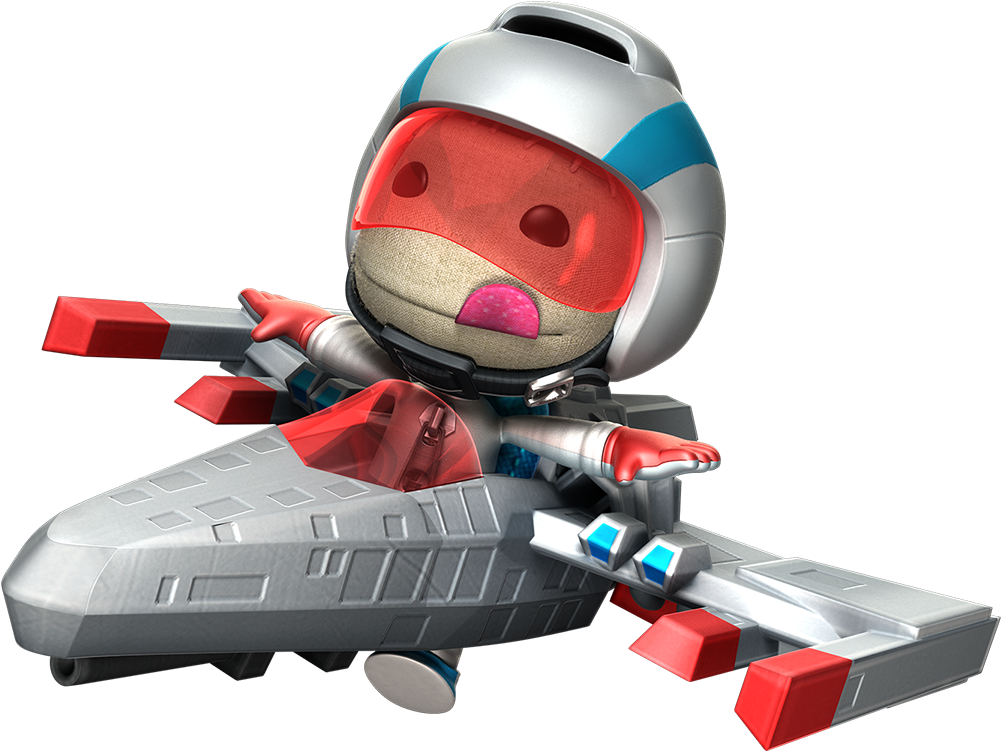 'sackboy Is Sure To Stand Out In This Striking Red - Robot (1200x1200), Png Download
