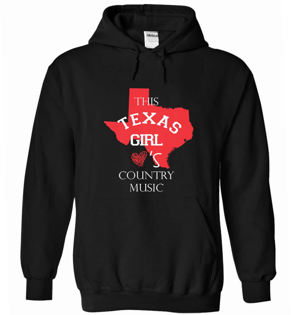 Im Saling T-shirts This Texas Girl Lover Her Country - 1320 Video Hoodie (1010x1010), Png Download