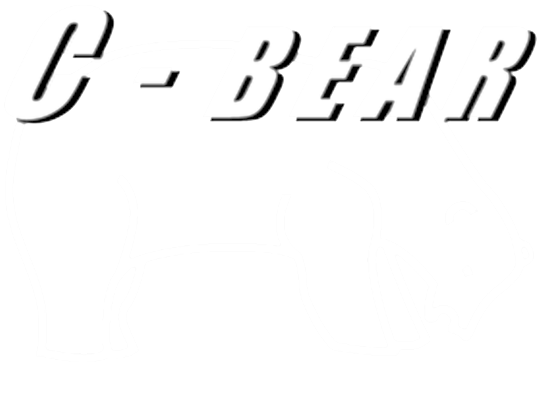 B&w C-bear Logo - Calligraphy (1000x524), Png Download