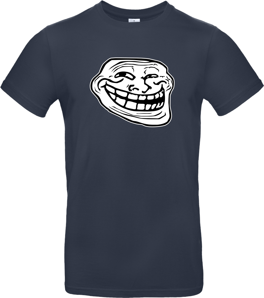 Trollface T-shirt B&c Exact - 3rd Shirt West Ham (1044x1044), Png Download