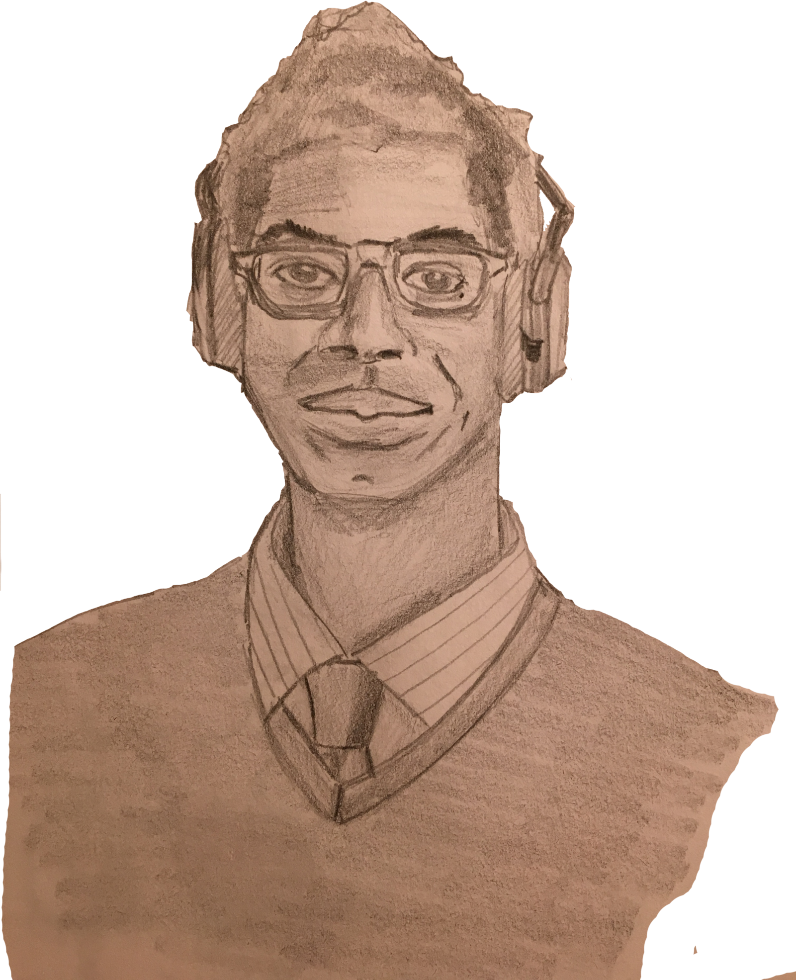 Hillary Drawing Sculpture - Sketch (1600x2133), Png Download