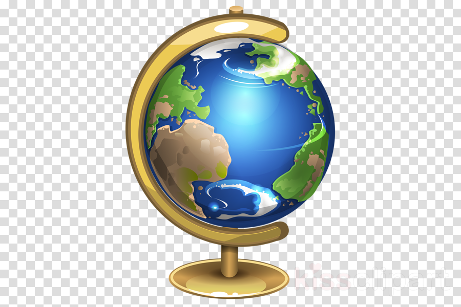 Globe Png Clipart Globe World Clip Art - Beach Ball Transparent Background (900x600), Png Download