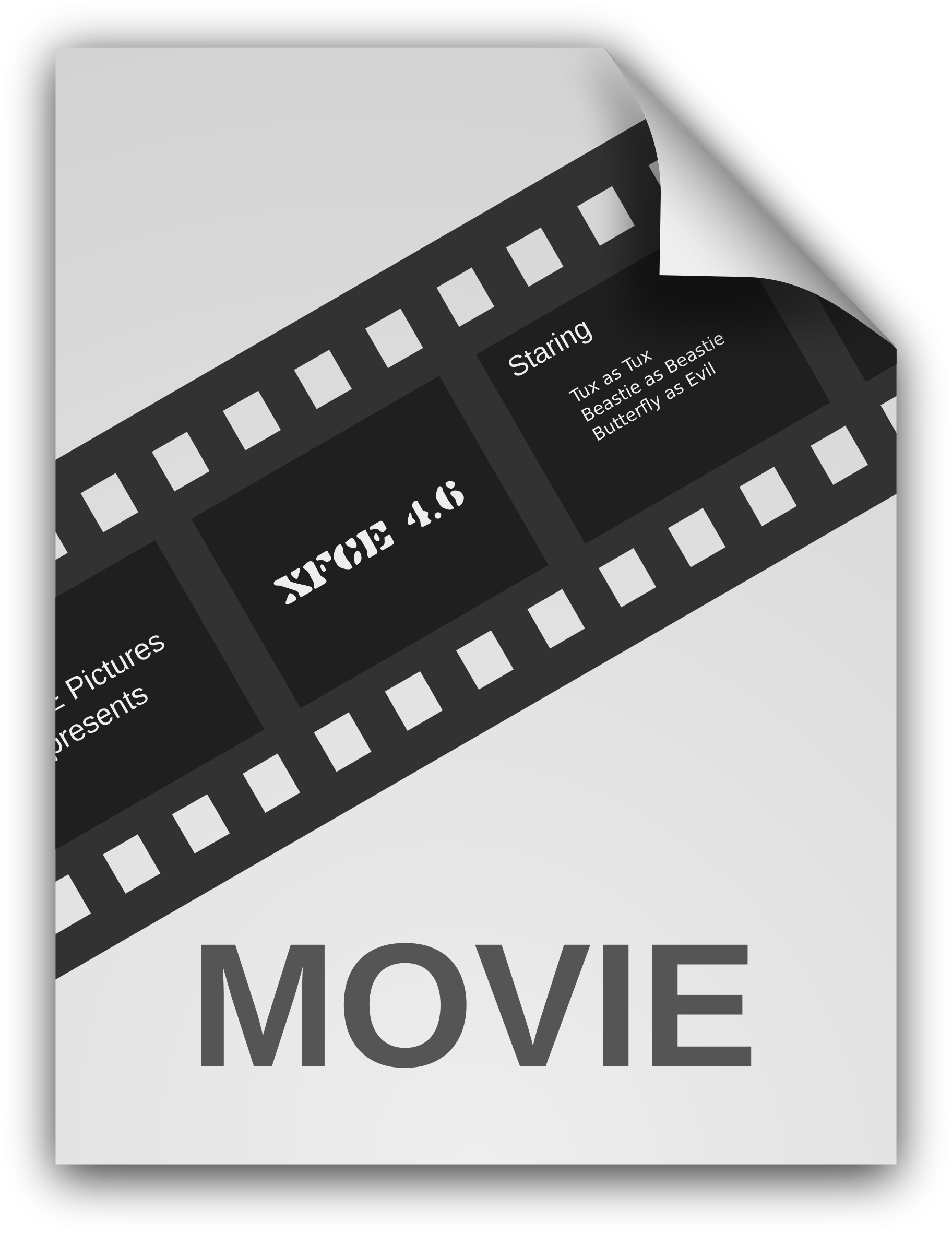 This Free Icons Png Design Of Generic Video File (1824x2362), Png Download