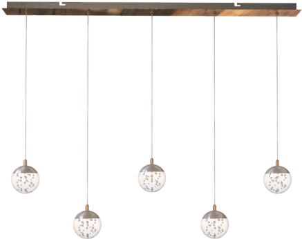 Modern Industrial Pendant Light Glass Nickel Ceiling - Earrings (700x493), Png Download