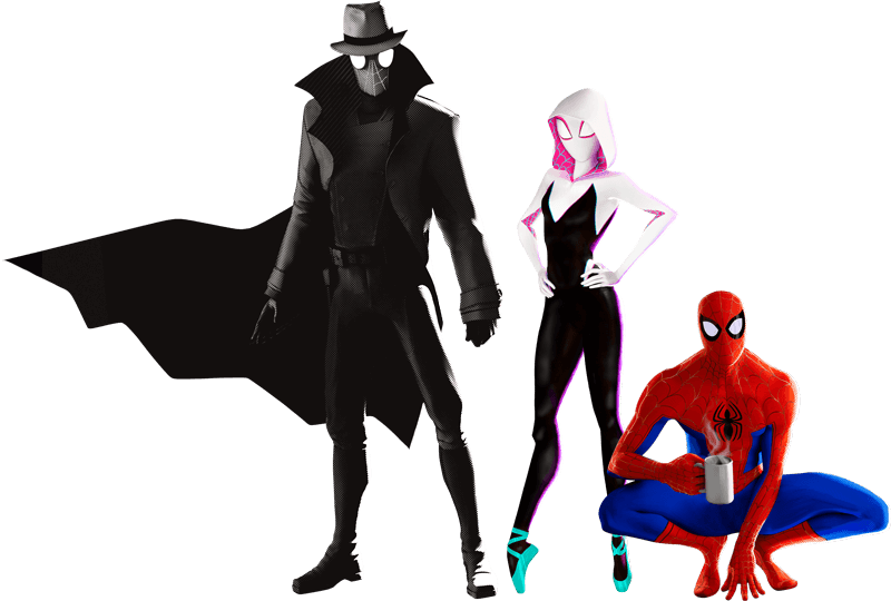 Gwen-spiderman - Spiderman Into The Spider Verse (800x540), Png Download
