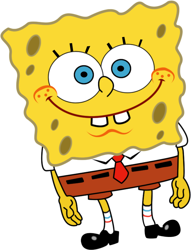 Sponge Bob Art Png - Bob (615x804), Png Download