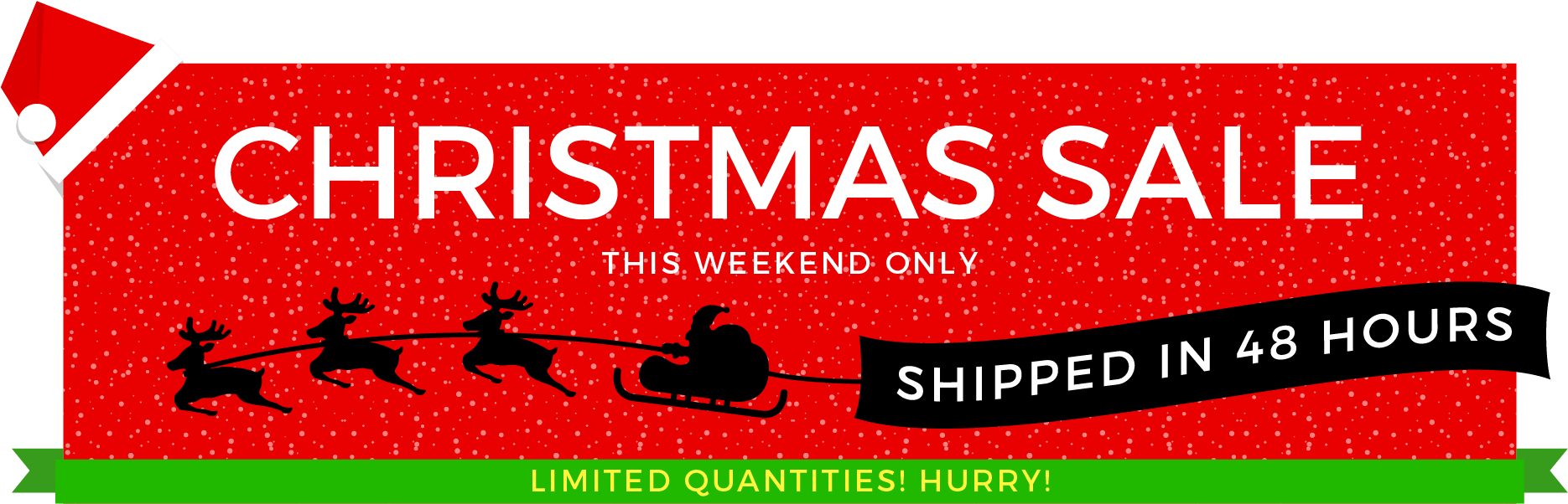 Christmas Banner Santa - Graphic Design (1900x601), Png Download