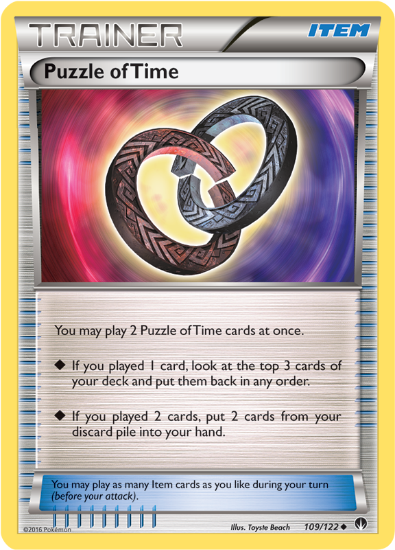 Best Breakpoint Cards - Puzzle Of Time Pokemon Card (800x800), Png Download