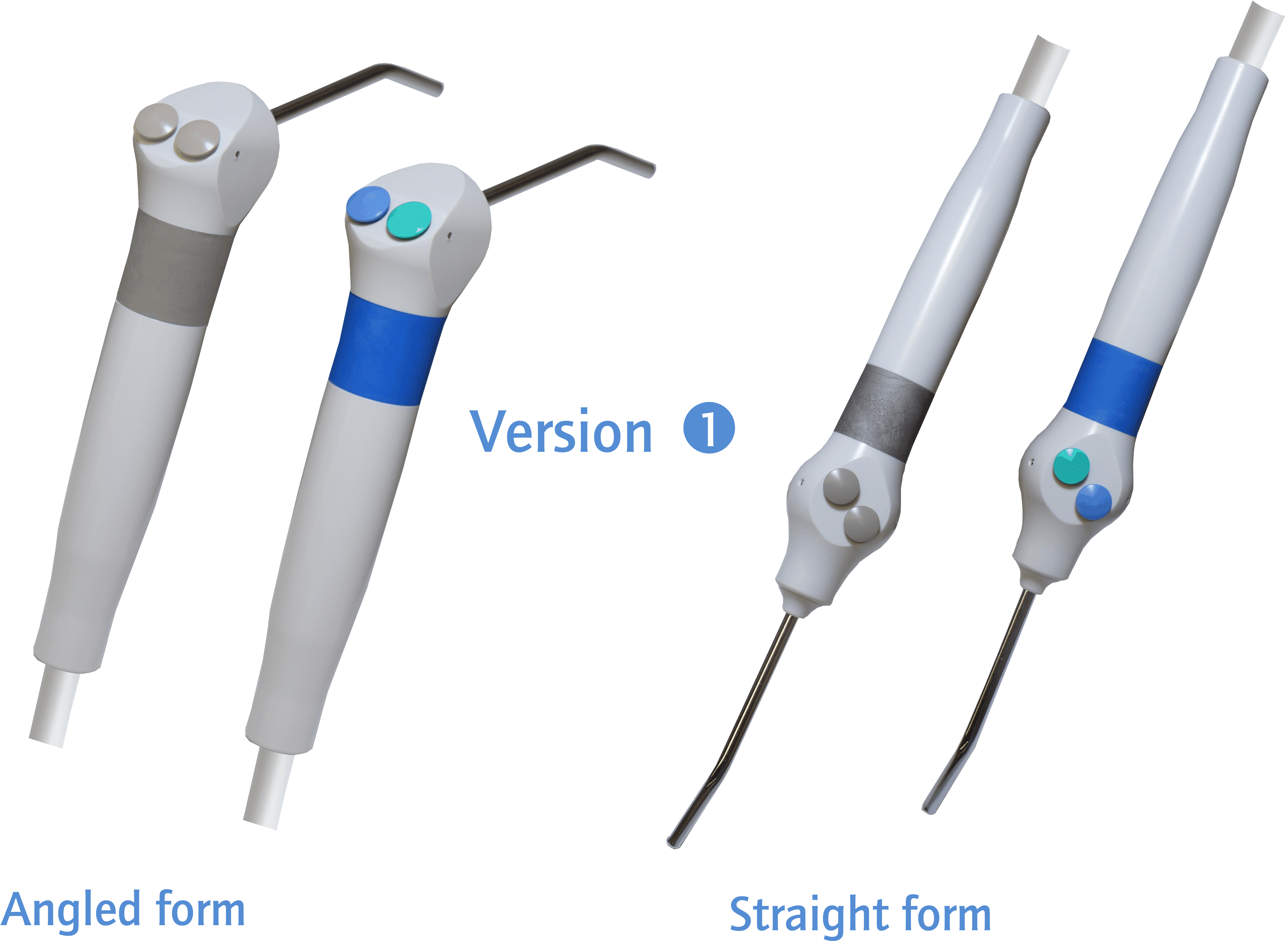 With Handle Sleeve And Permanently Fixed Hose - Syringe (4314x3160), Png Download