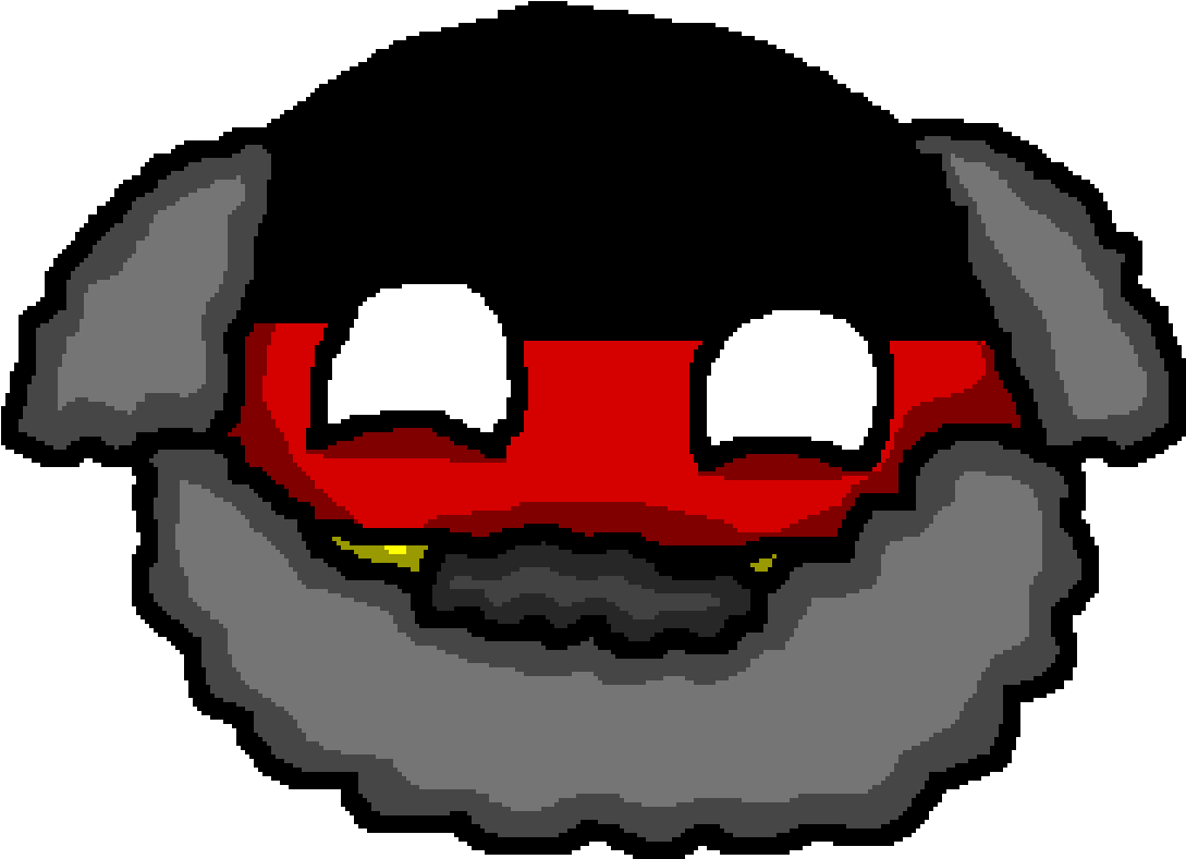 Germanyball With Marx's Beard - Beard (1200x1200), Png Download