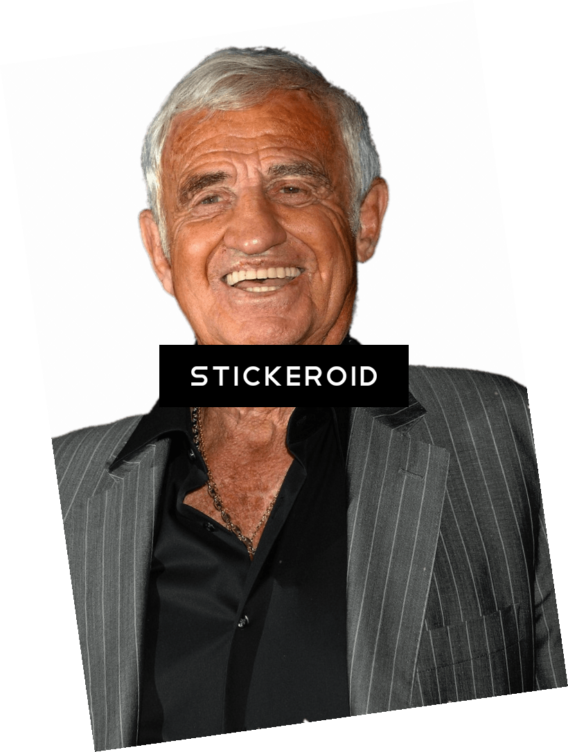 Jean Paul Belmondo - Senior Citizen (820x1086), Png Download