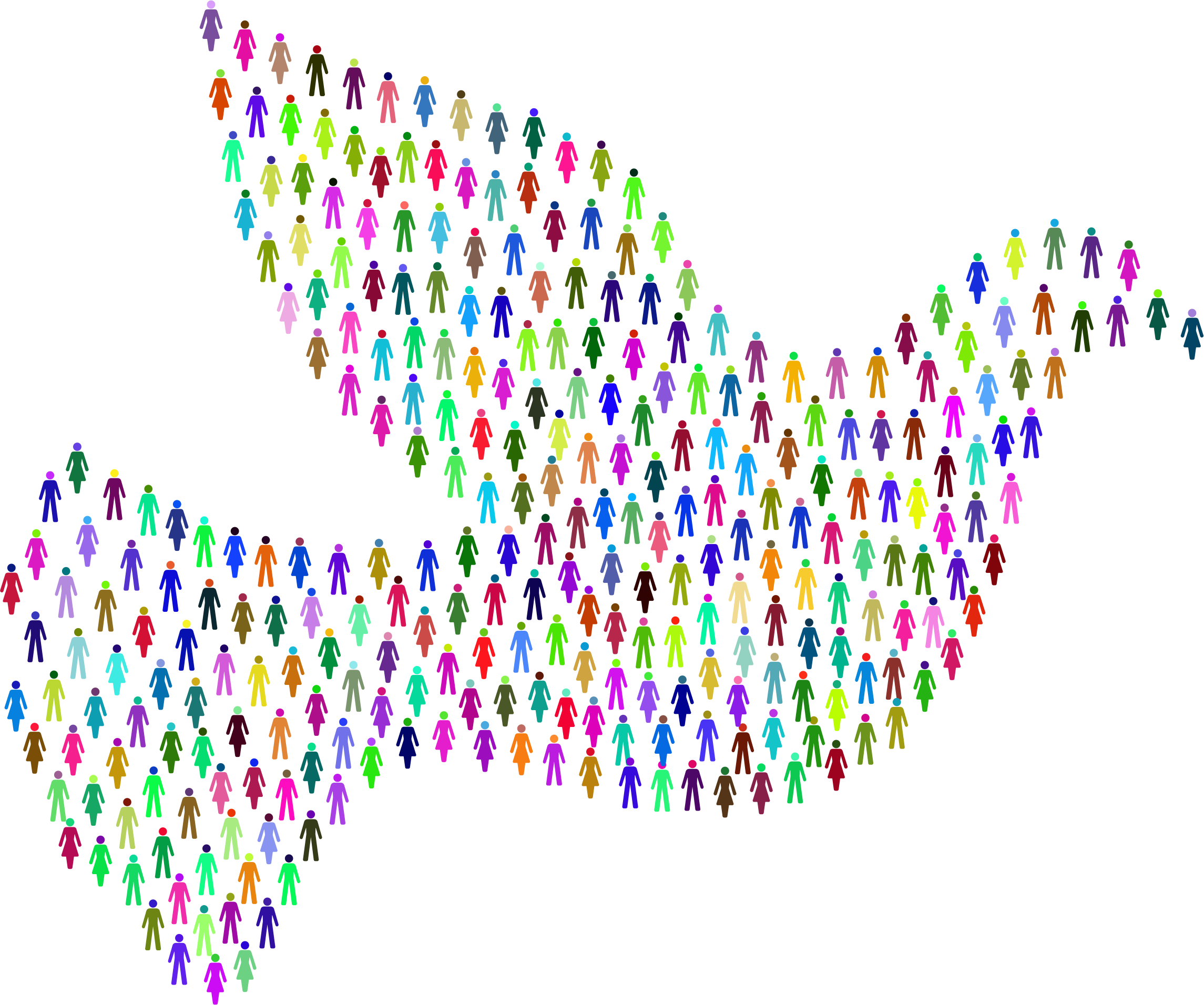 This Free Icons Png Design Of Prismatic People For (2290x1912), Png Download