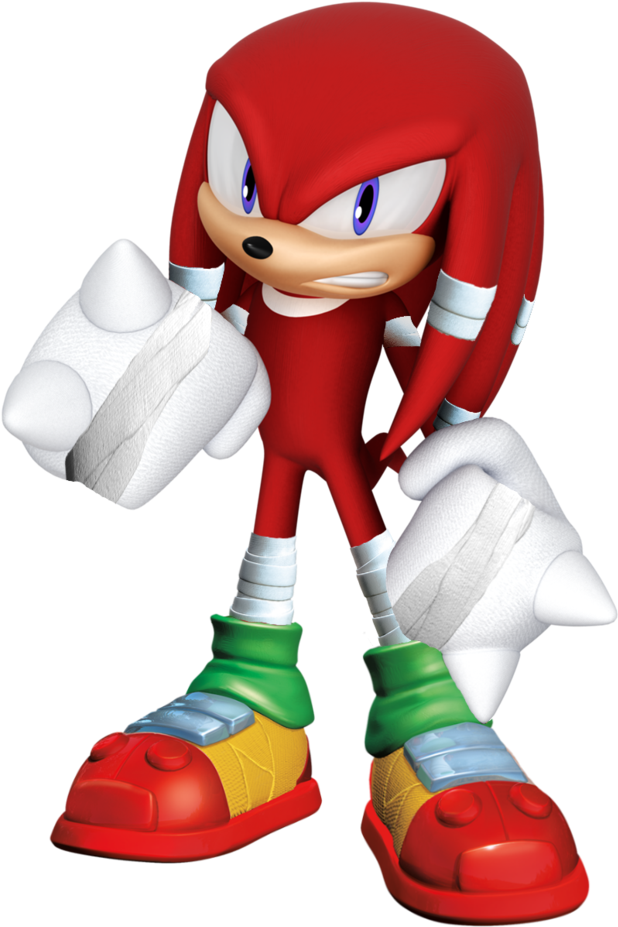 Sonic Boom My Style - Knuckles The Echidna Render - Free Transparent ...
