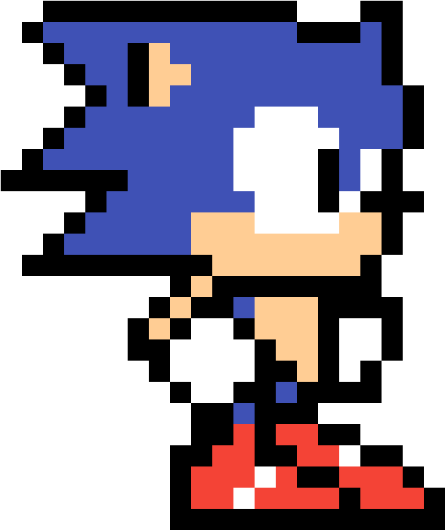 Sonic Boom - Pixel Art Sonic Pixel (1200x1200), Png Download