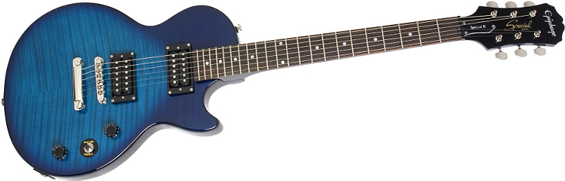 Les Paul Special Ii Plus Top Trans Blue Ltd - Epiphone Les Paul Special Ii Plus Top Limited Edition (814x898), Png Download