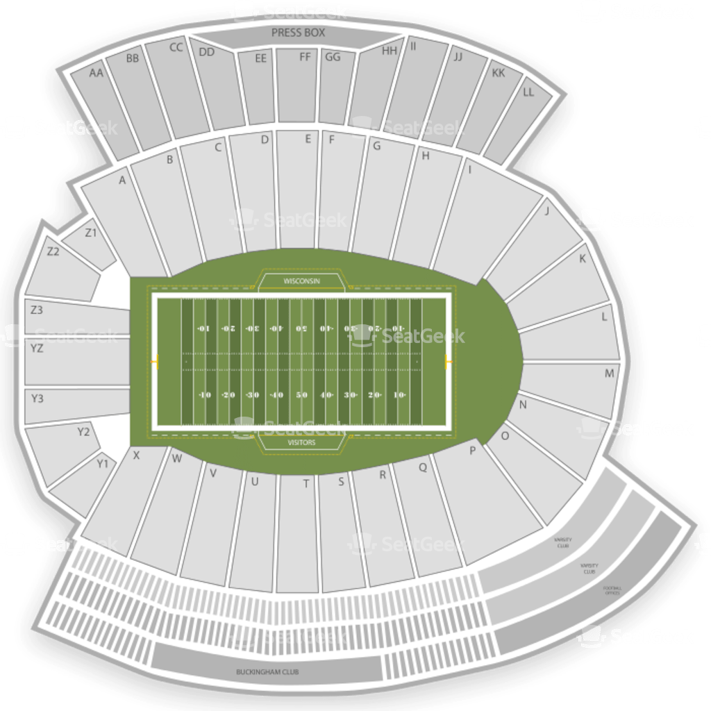 Randall Reed Stadium Map Camp Randall Stadium - Free Transparent PNG Download - PNGkey