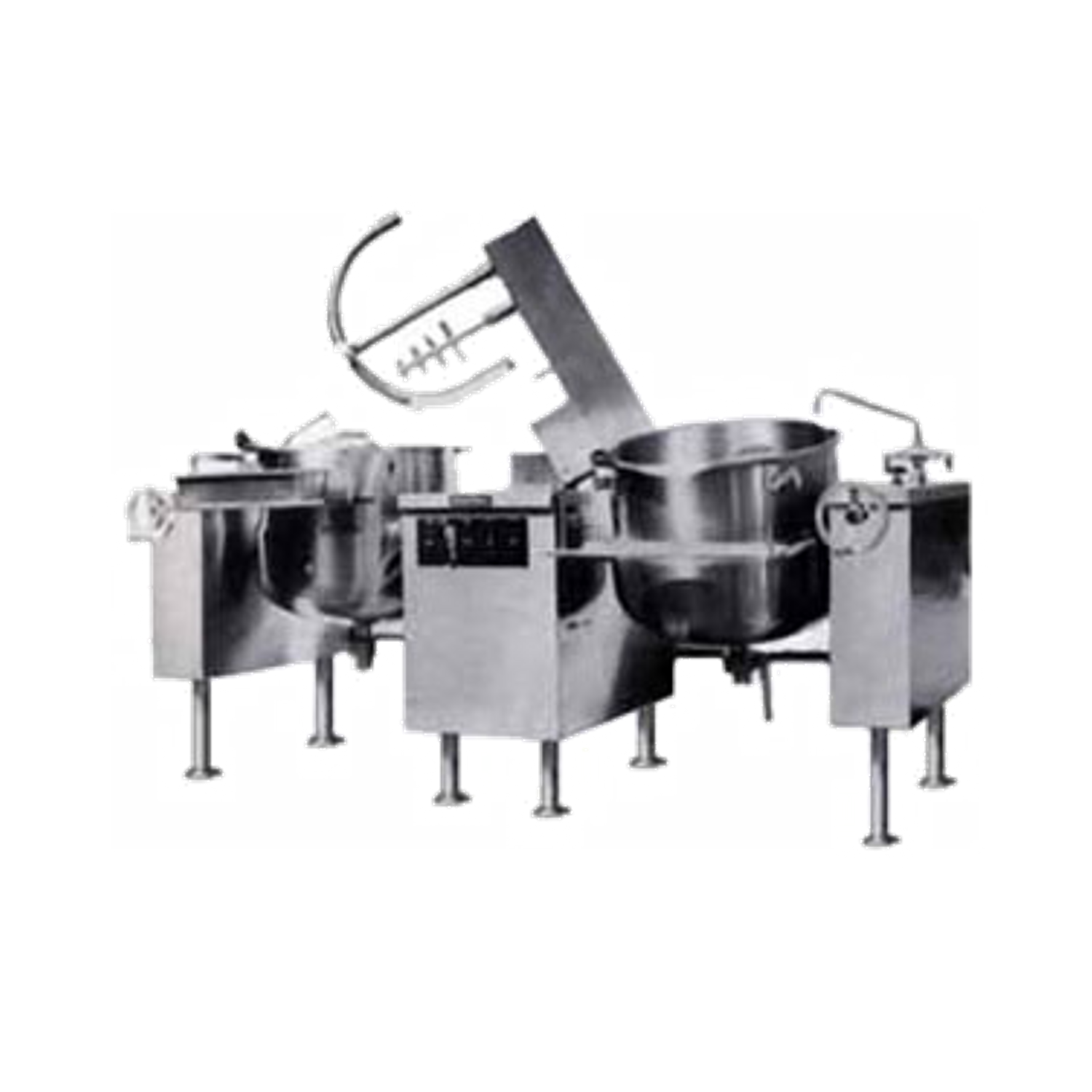 Market Forge Ftm 80l Kettle/mixer, Twin Unit, Direct - Market Forge Ftm(2)80l Kettle/mixer (2) 80 Gal. (1500x1500), Png Download