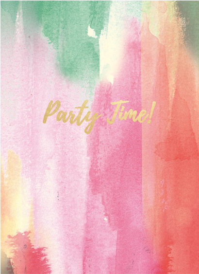Party Time - Painting (600x600), Png Download