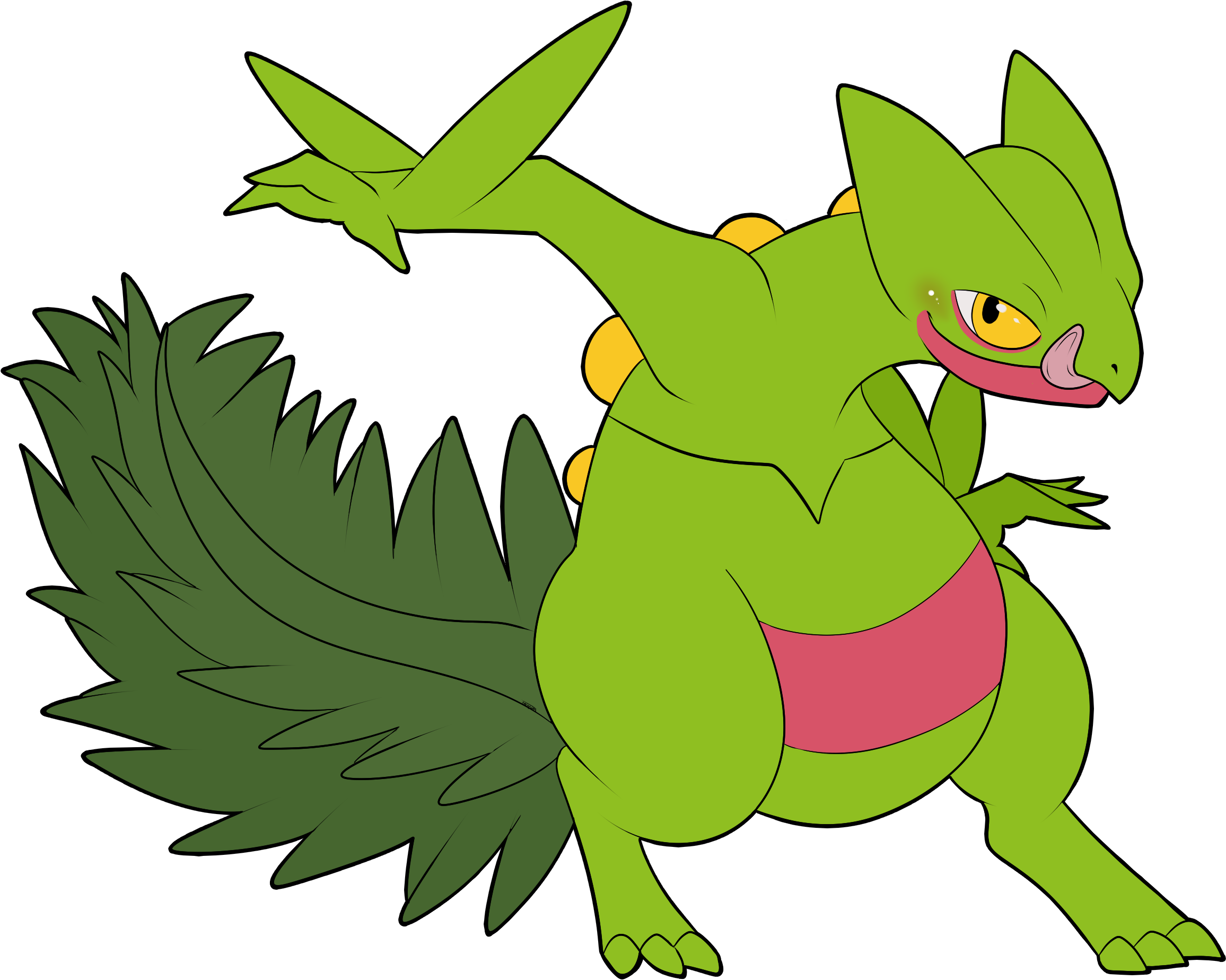 Just A Sceptile (2500x2000), Png Download