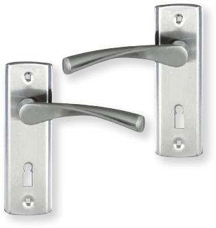 301066 Arch Blister Lever Handles - Brights Hardware (600x600), Png Download