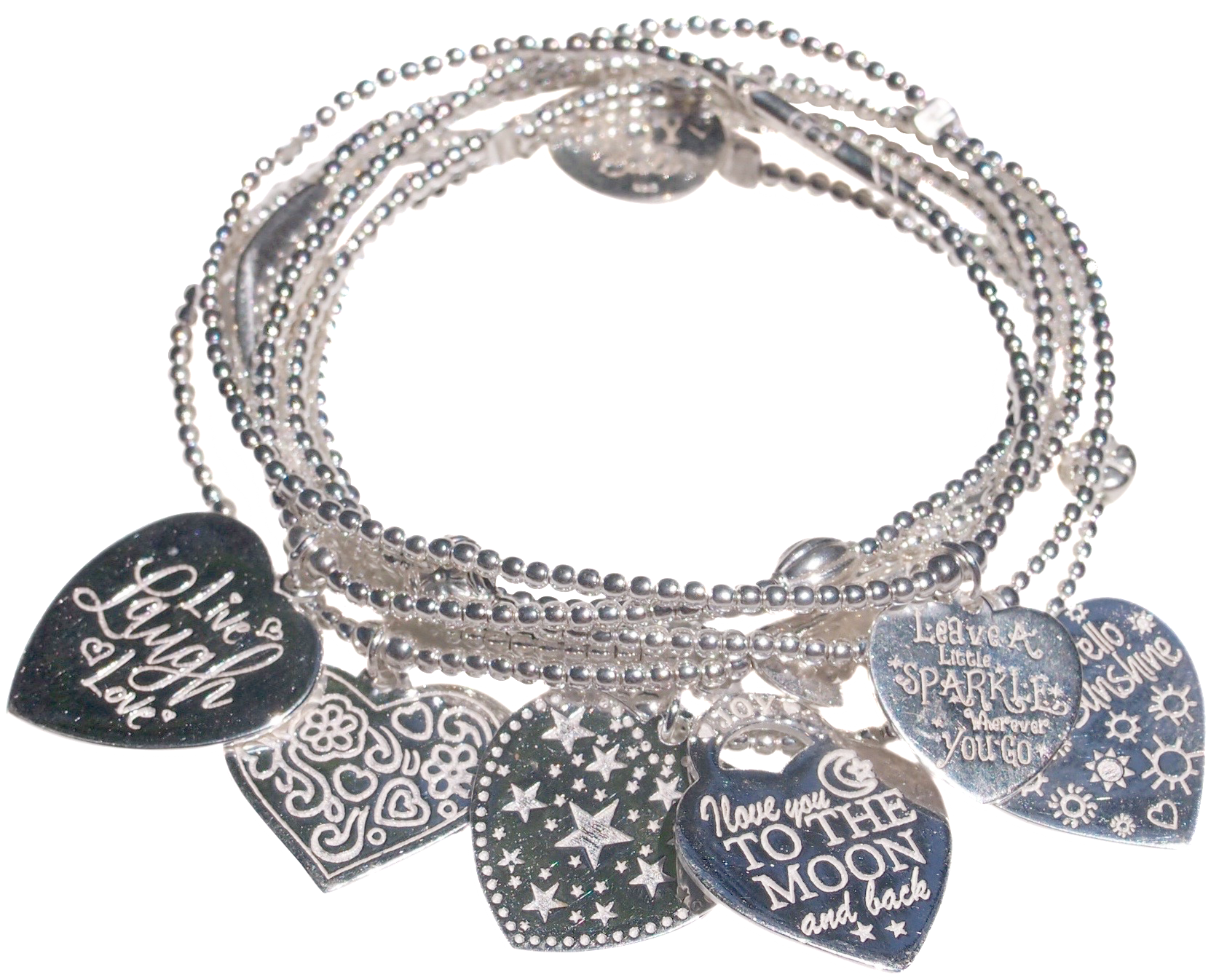 Joy Jewellery Bali Bracelet Set7 Sparkle V=1527186825 - Joy Armband (1847x1847), Png Download