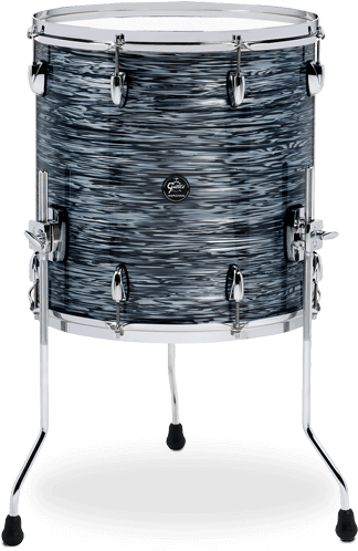 Silver Oyster Pearl - Gretsch Drums Rn2-1616f-pb Renown 16'x16' Floor Tom (768x580), Png Download