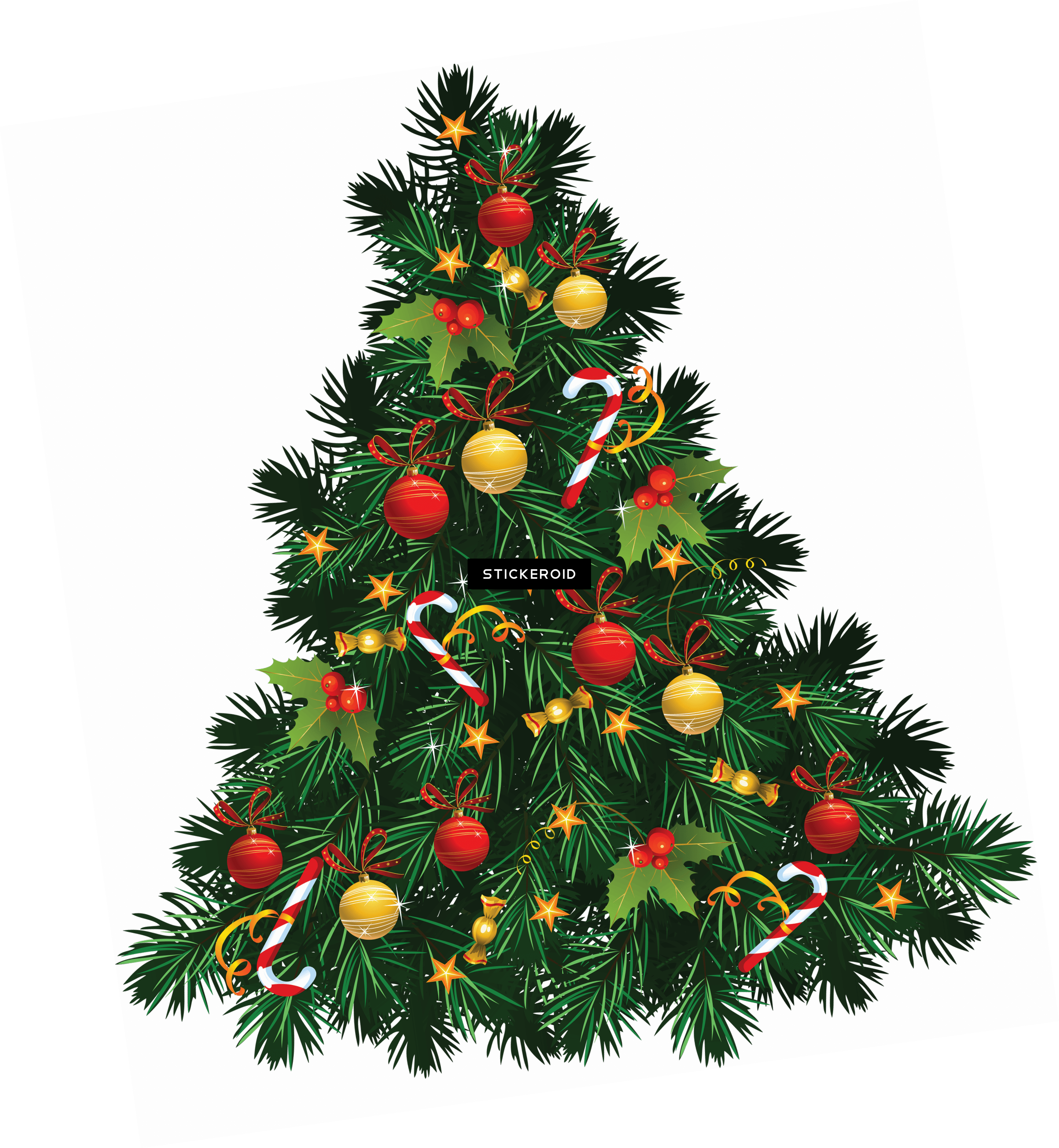 Fir Tree Christmas - Christmas Tree Hd Png (3087x3346), Png Download