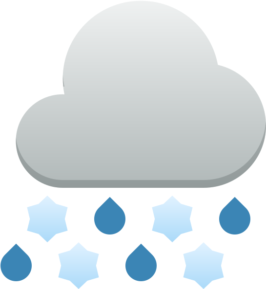 Breeze Weather Snow Rain - Weather (768x768), Png Download