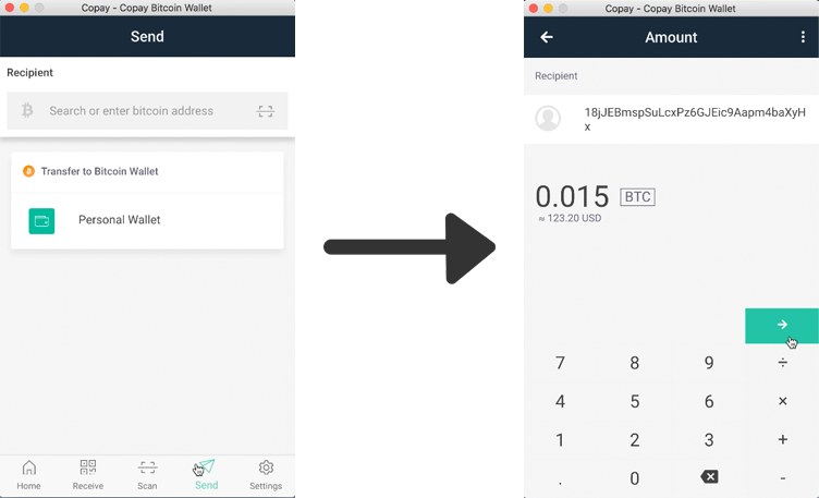 Creating The Transaction On Your Wallet - Wallet (752x457), Png Download
