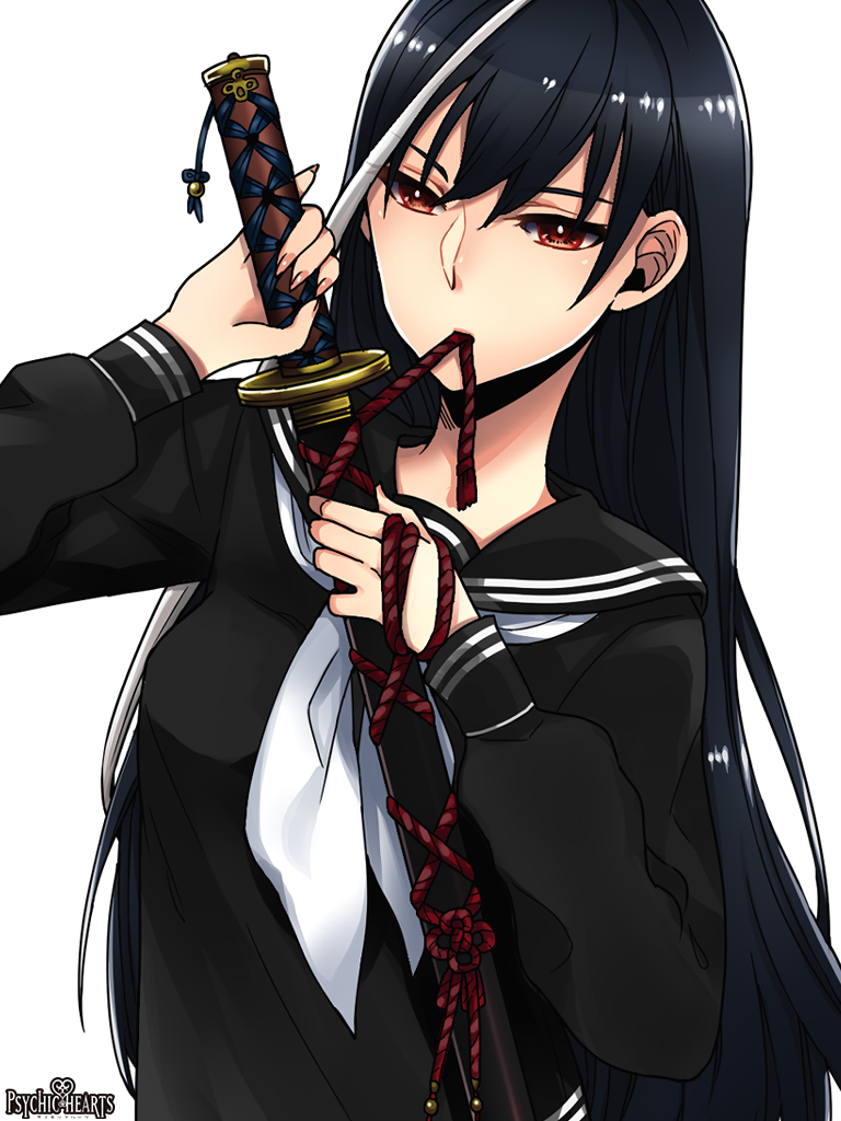 View Fullsize Shinosaki Akatsuki Image - Black Hair (768x1024), Png Download