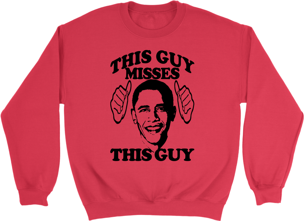 This Guy Barack Obama Crewneck Sweatshirt - Dead Man Jarmusch T Shirt (1024x1024), Png Download