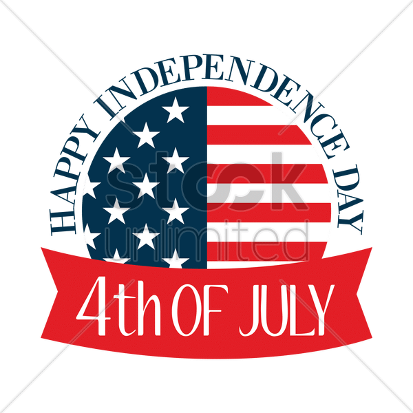 Canadian American Flag Heart Clipart United States - 4th Of July Labels (600x600), Png Download