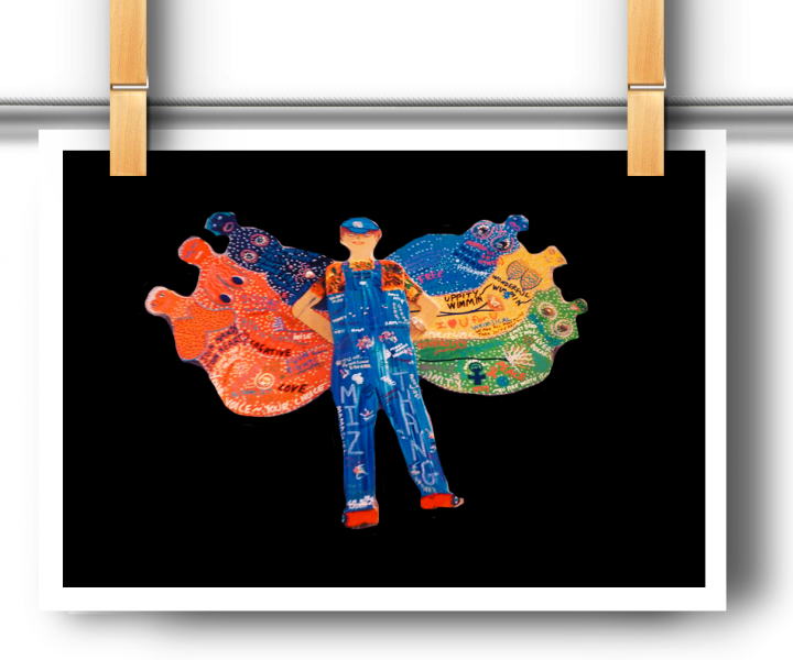 [show Slideshow] - Devil With A Blue Dress (720x600), Png Download