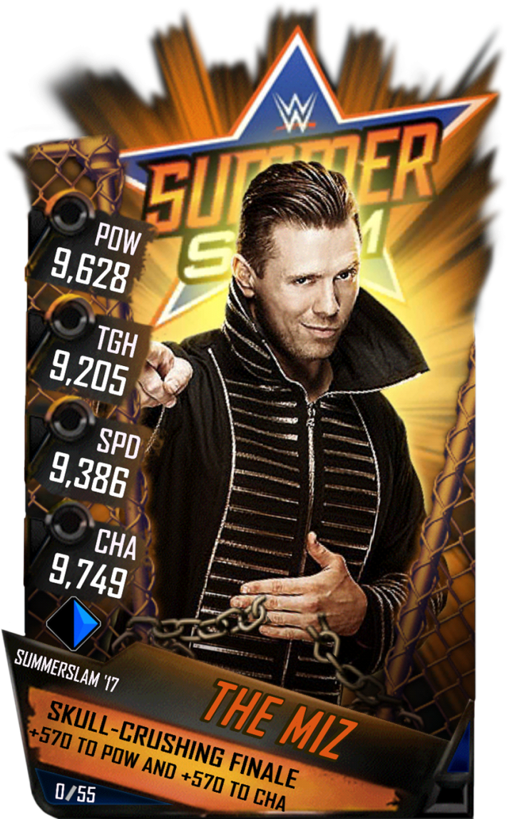 Themiz S3 15 Summerslam17 - Wwe Supercard Summerslam 17 John Cena (733x1158), Png Download