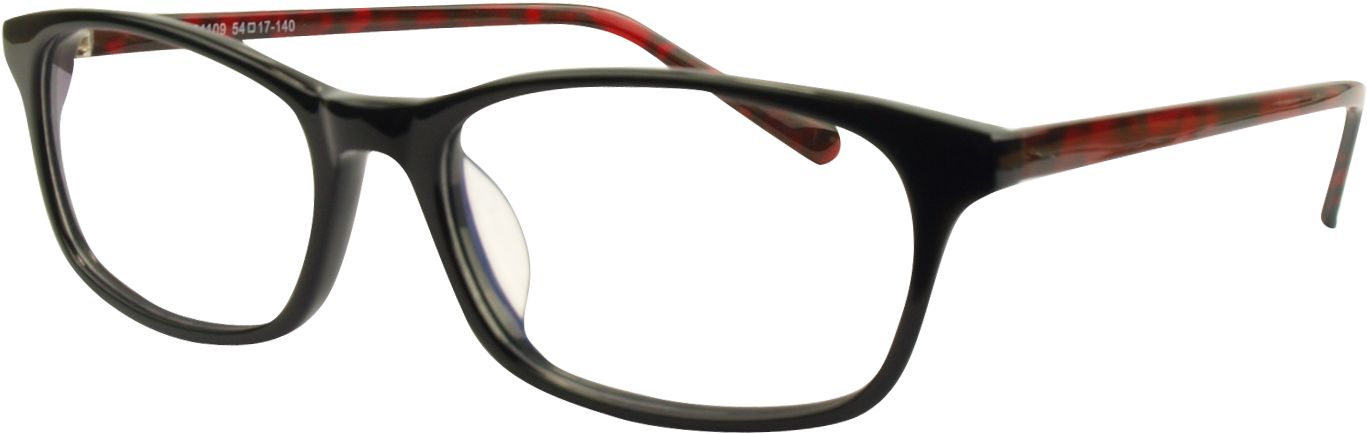 Black/red Glasses Frame - Michael Kors Purple Tortoise Shell Glasses (1461x650), Png Download