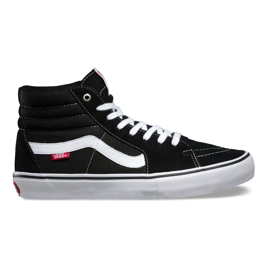 Vans Sk8-hi Pro - Black Vans High Tops Womens (1600x1116), Png Download