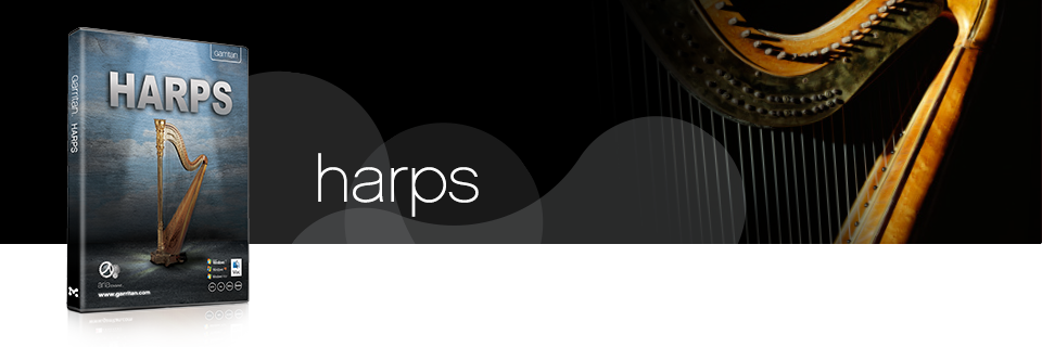 Garritan Harps Sound Library (960x320), Png Download