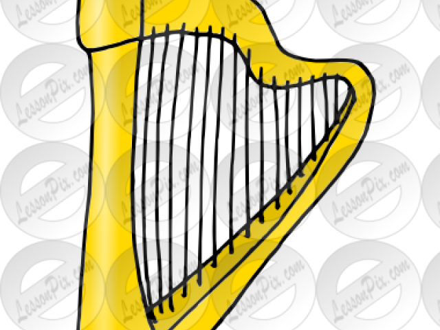 Harp Clipart Golden Harp - Jack And The Beanstalk Golden Harp (640x480), Png Download