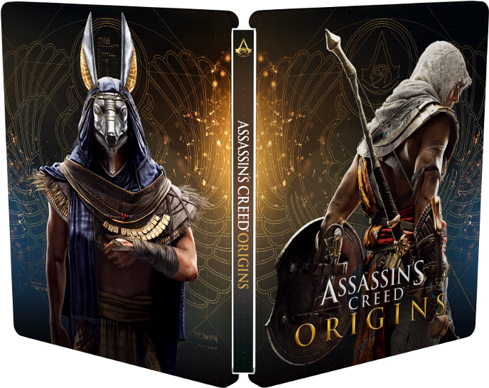 Ubisoft Assassin's Creed Origins Játék - Assassin's Creed Origins Steelbook Edition (687x687), Png Download
