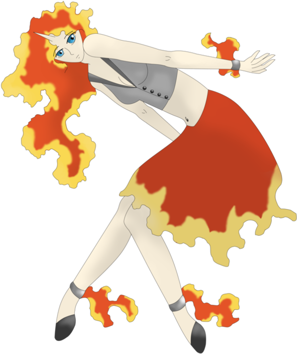 Rapidash Gijinka By Zanture-angel - Cosplay (796x1004), Png Download