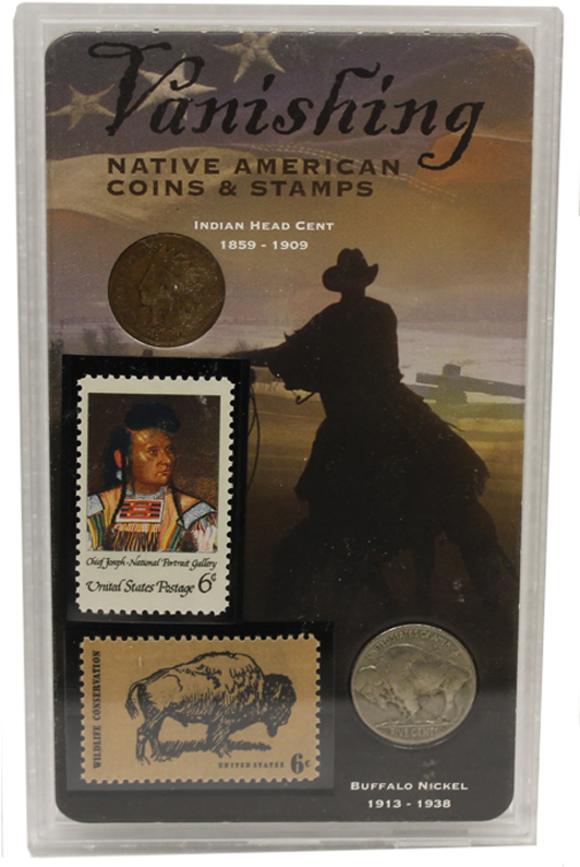 Vanishing Native American Stamps And Coin Set - Art Print: Lawrencelong's Chief Joseph 1968, 61x41in. (800x800), Png Download
