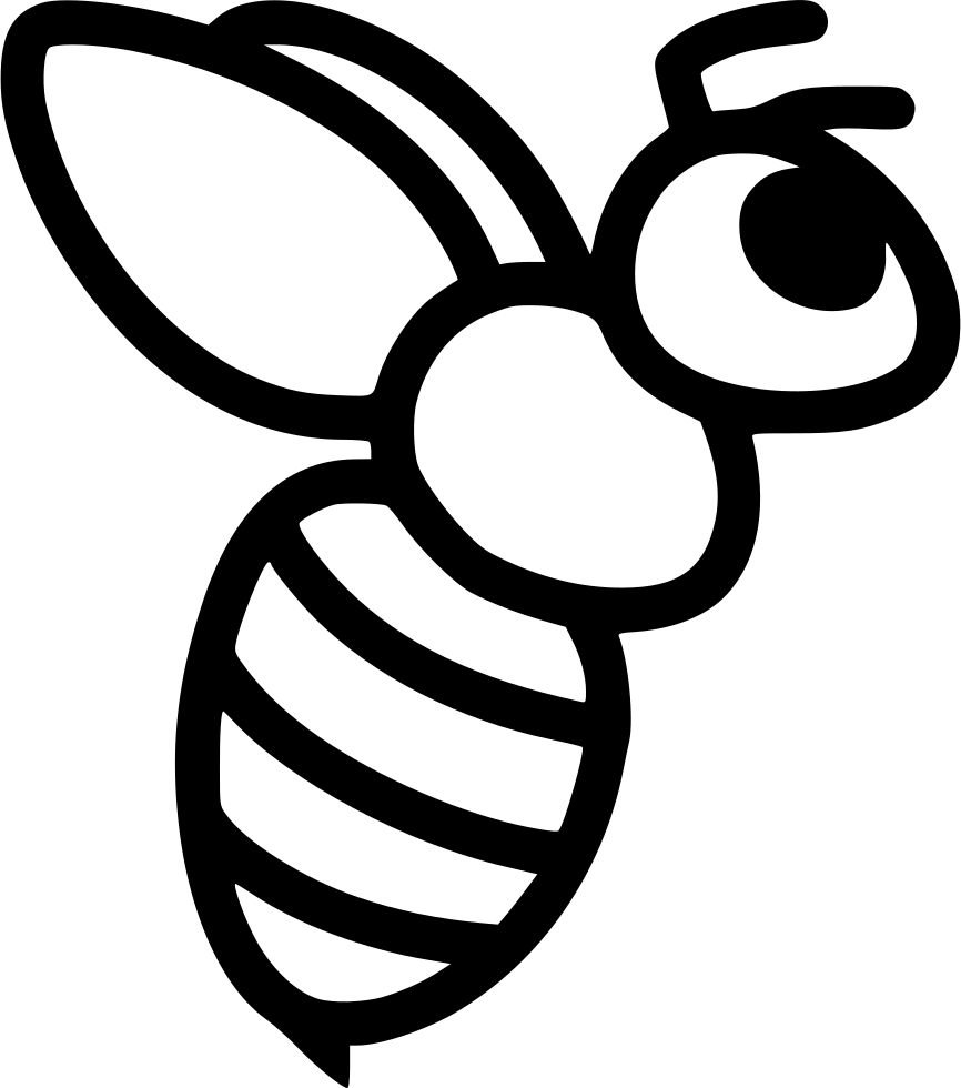 Png File Svg - Bee Icon (866x980), Png Download