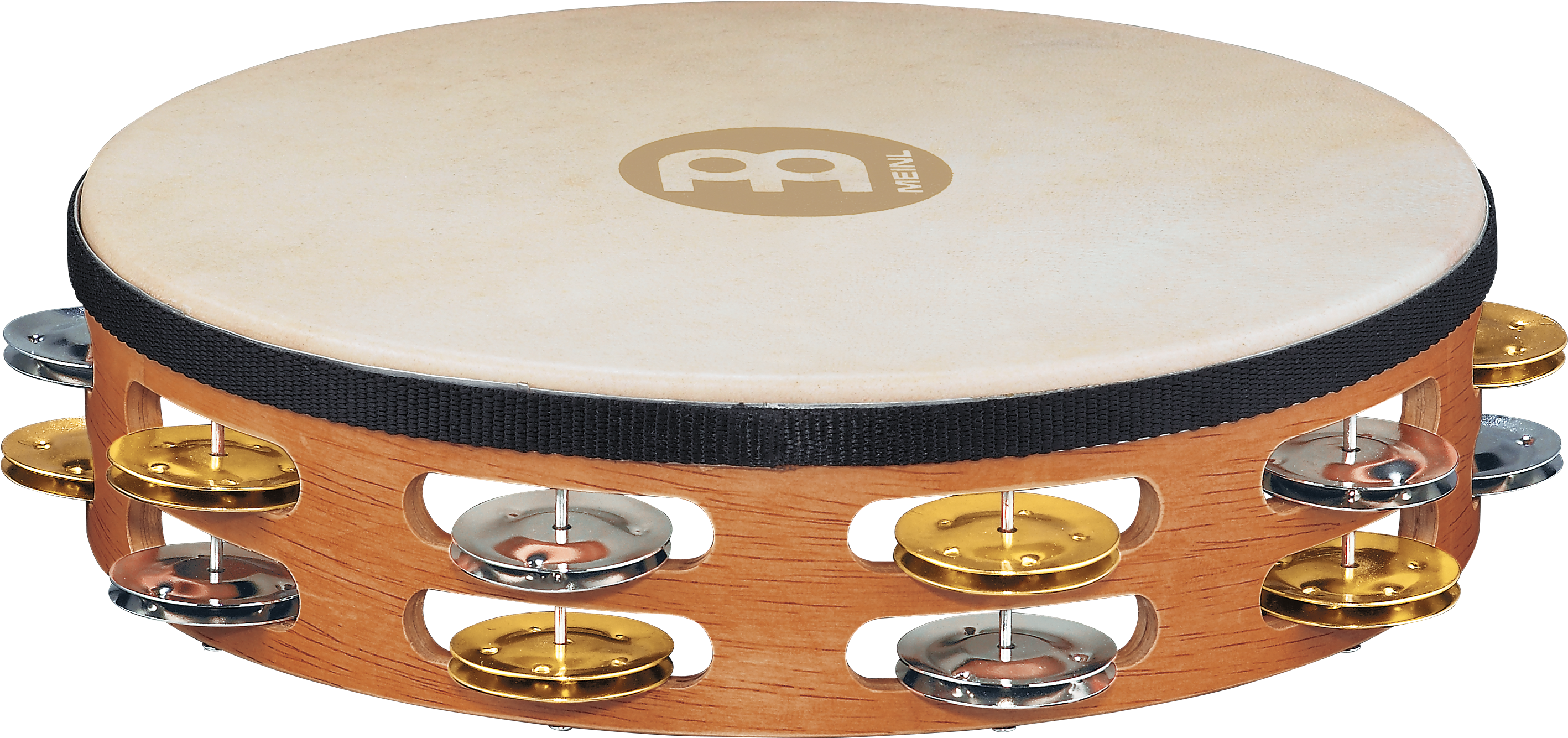 Meinl Tah2m-snt 10" Recording Combo Goat Skin Wood - Meinl Percussion Recording-combo Wood Tambourine - (3600x2700), Png Download